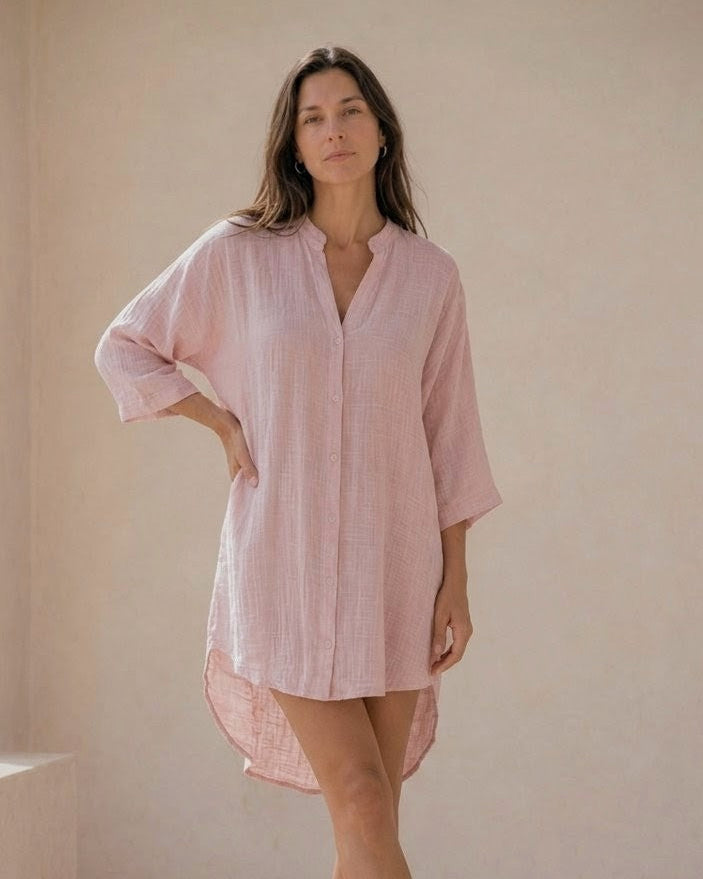 Vestido Serena Rosa