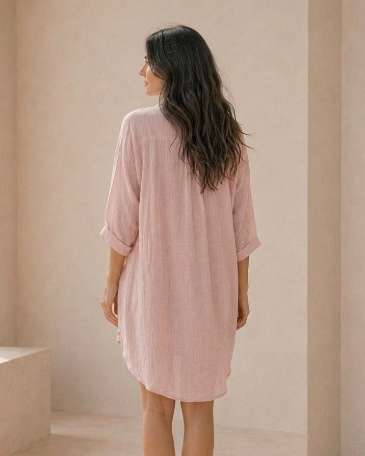 Vestido Serena Rosa