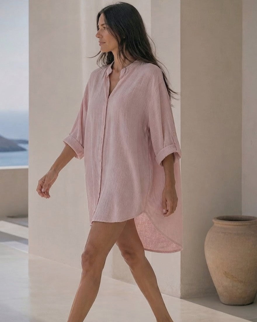 Vestido Serena Rosa