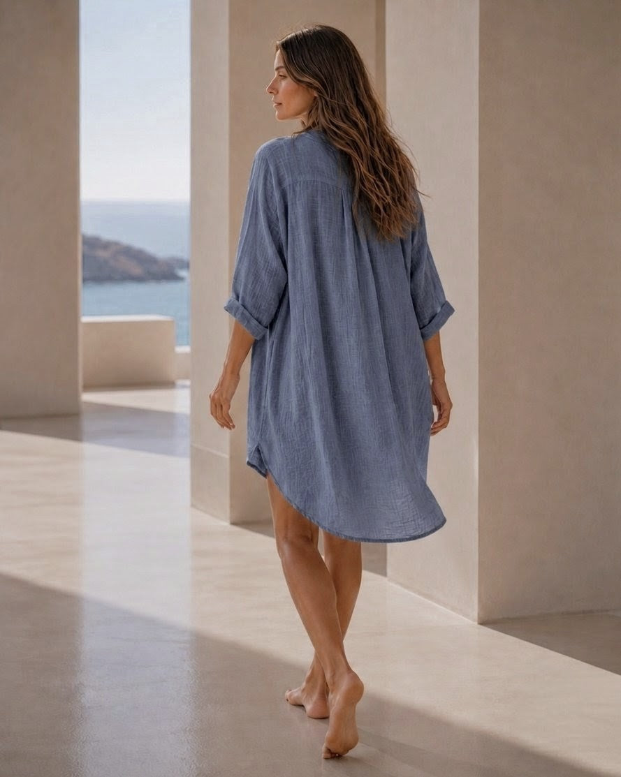 Vestido Serena Blue Lavender