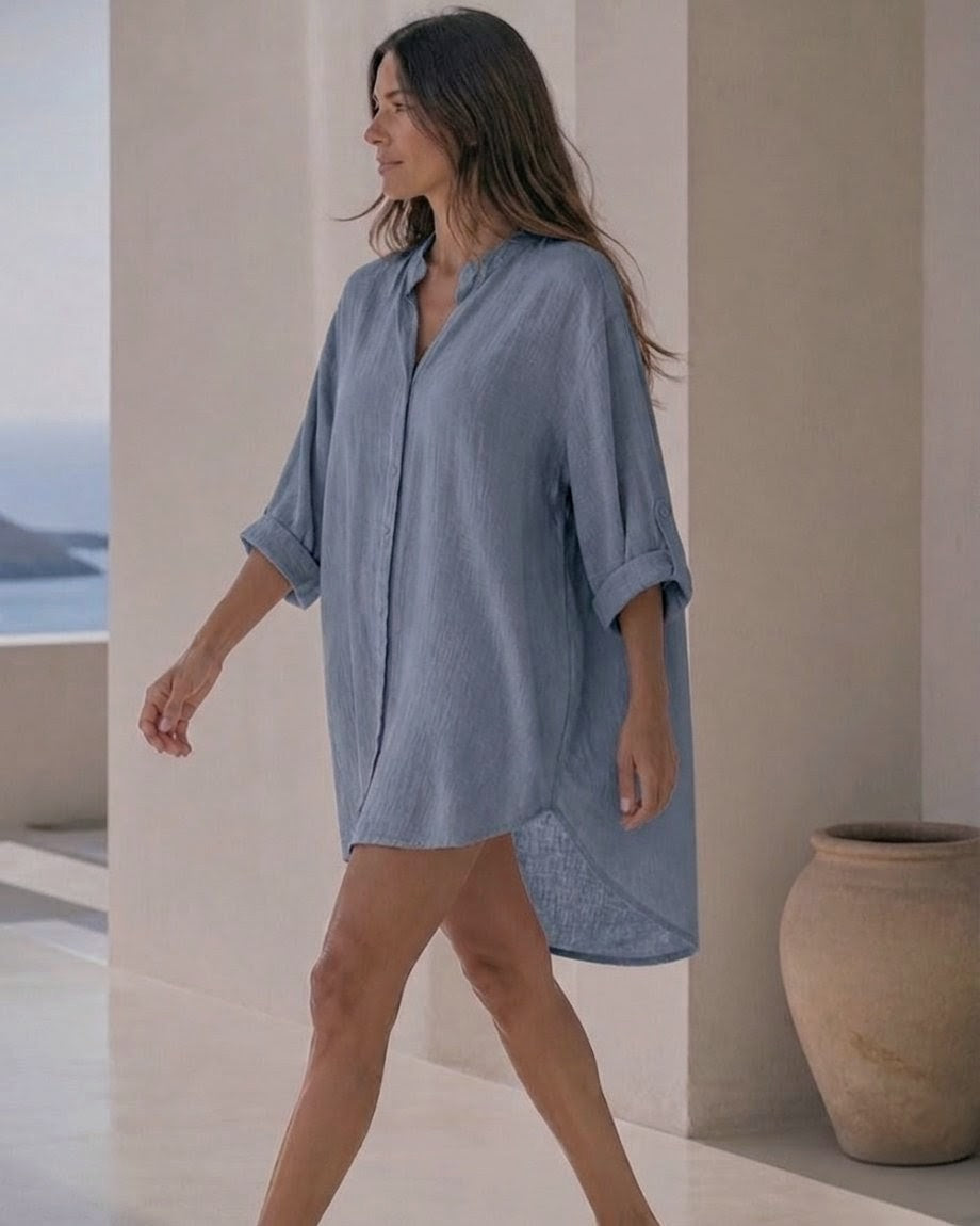 Vestido Serena Blue Lavender