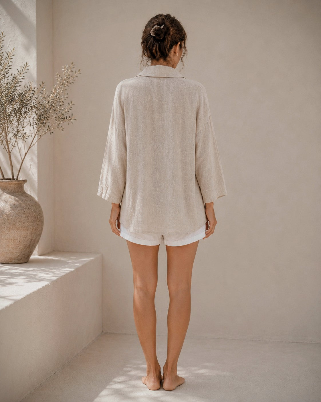 Camisa Elara Beige