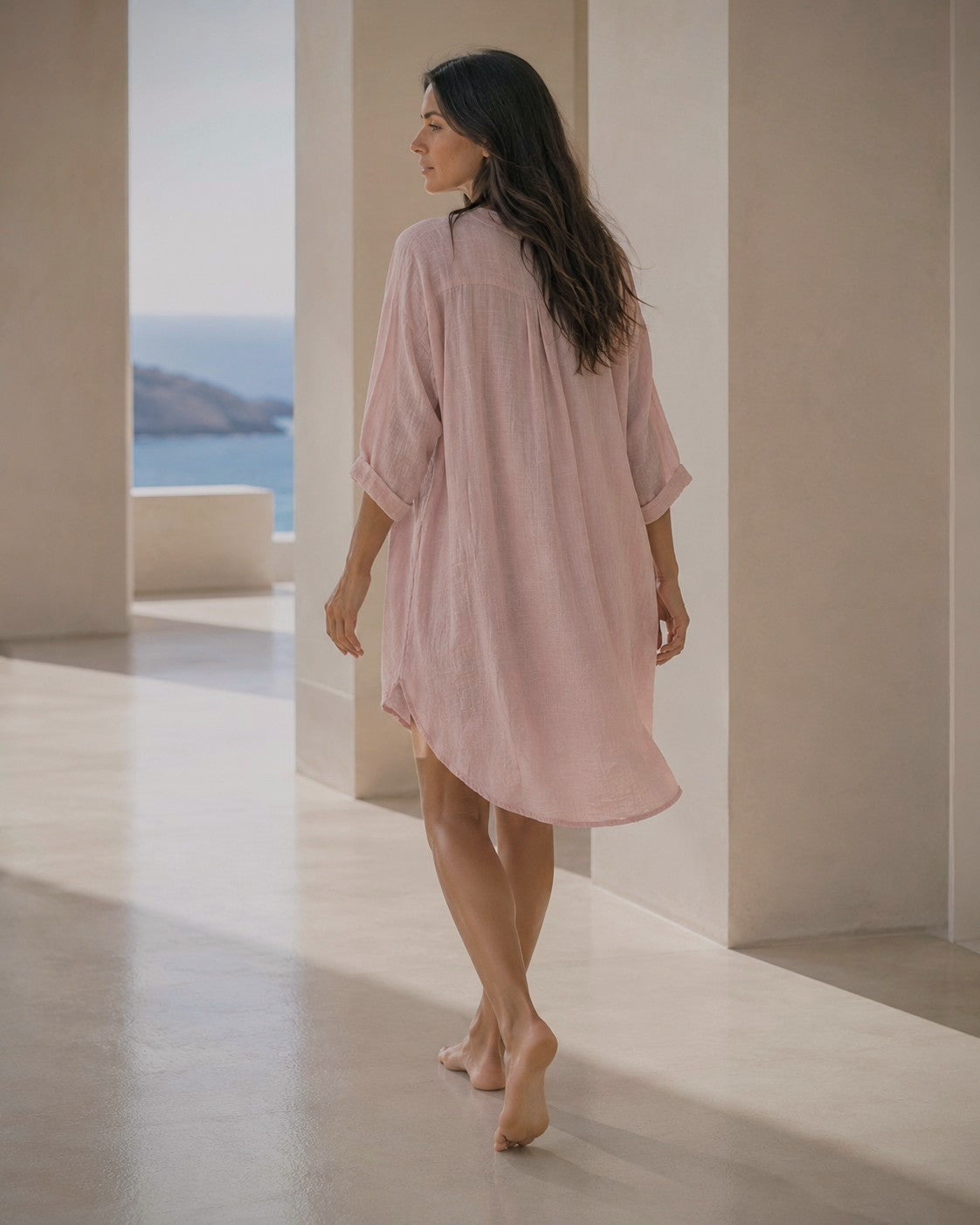 Vestido Serena Rosa