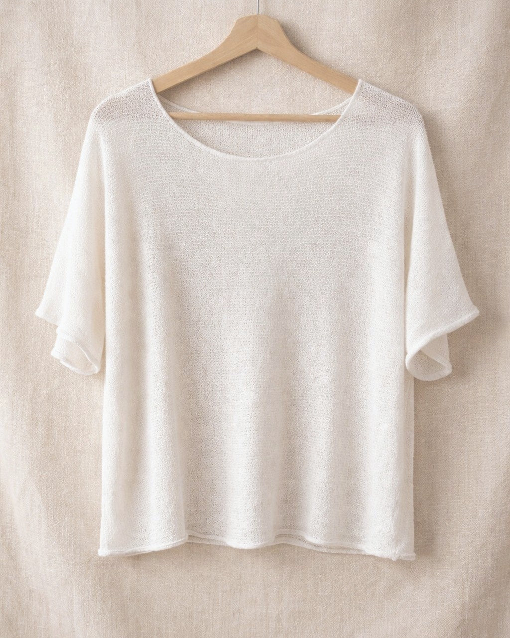 Camiseta de Punto Nerea  Blanco